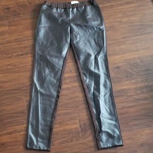 Michael Kors faux leather leggings